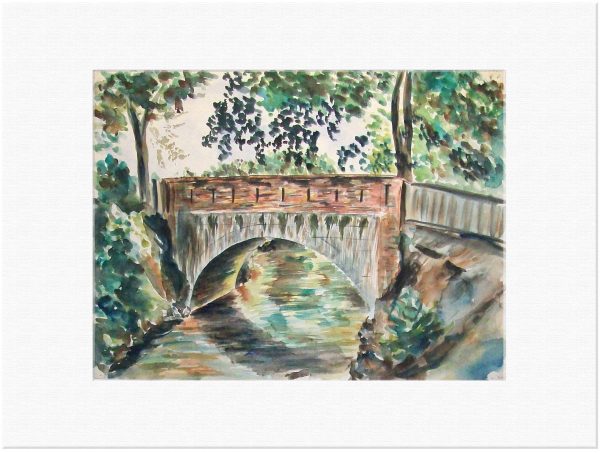 015 Neustettin. 1930 Aquarell 44x32 cm